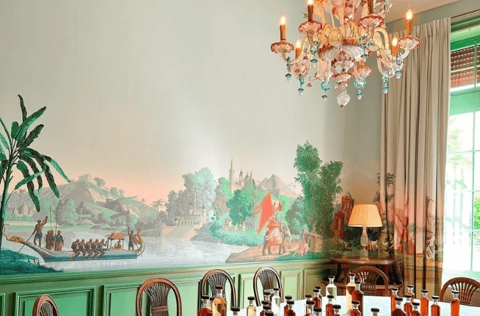 Maison Martell - Salon turkusowy